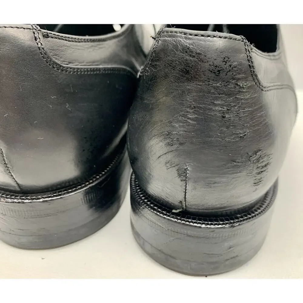 Cole Haan Air Pitney Black Leather Wingtop‎ Oxfords C09149 sz: US 11.5 M